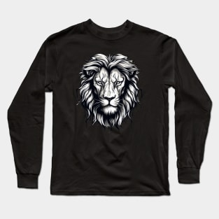 Majestic Lion Design, African Animal, King of the Jungle Long Sleeve T-Shirt